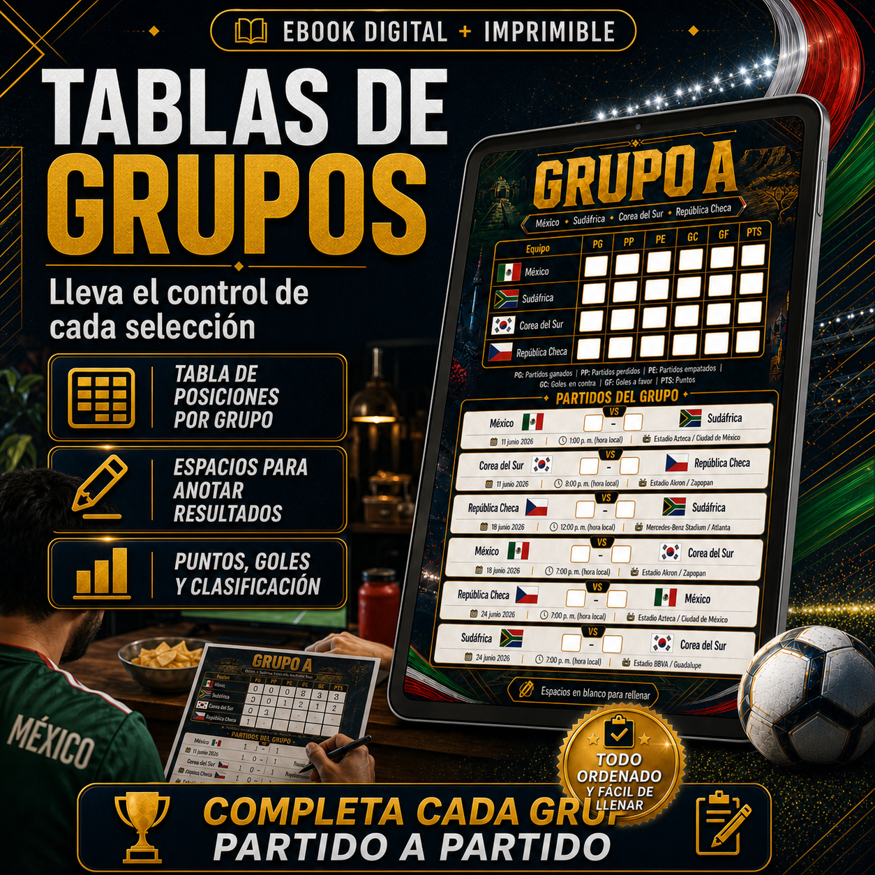 Guía Interactiva del Mundial 2026