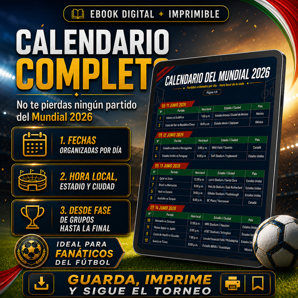 Guía Interactiva del Mundial 2026